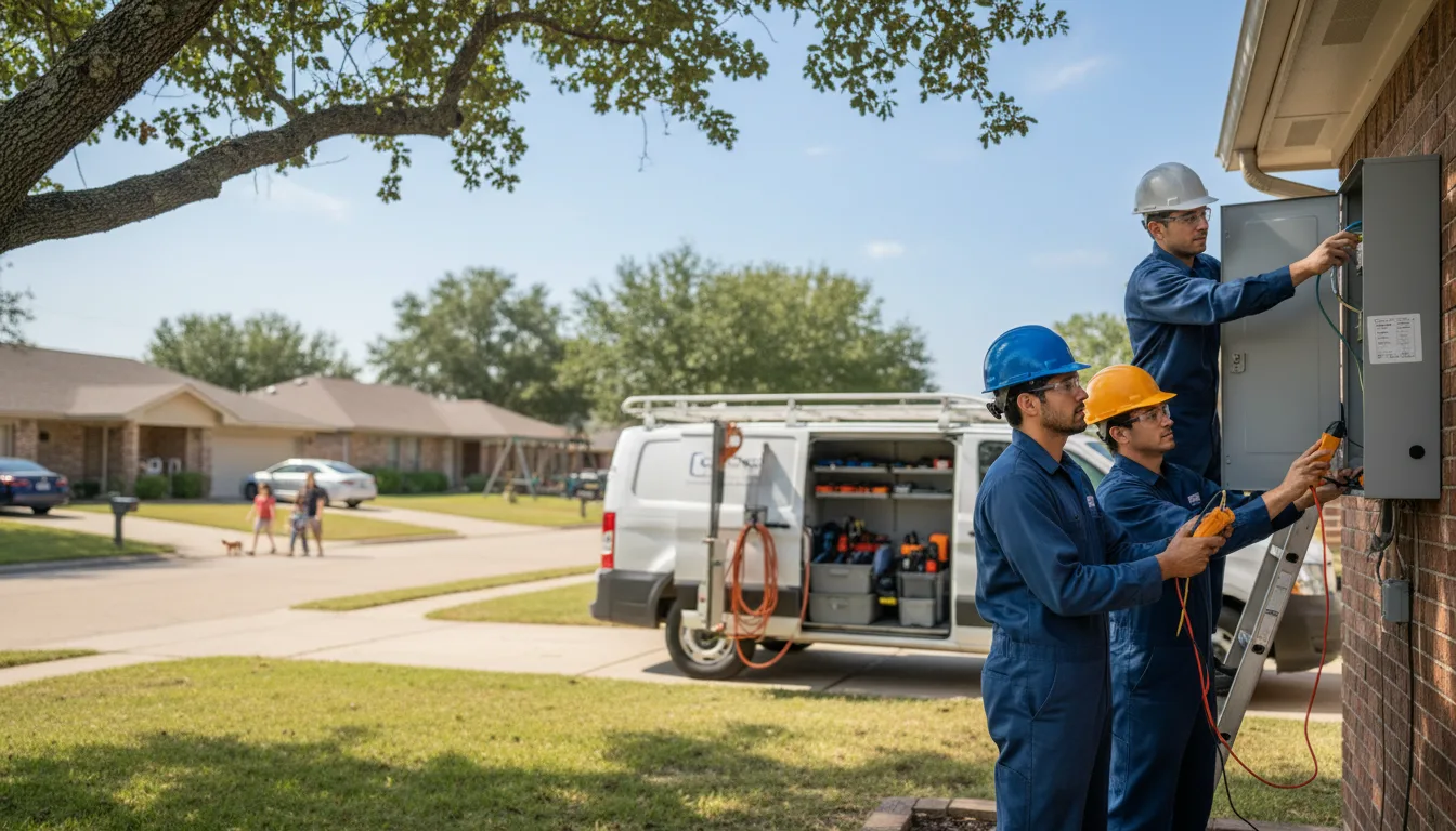 Certified electrician providing emergency electrical services in Marcola, OR